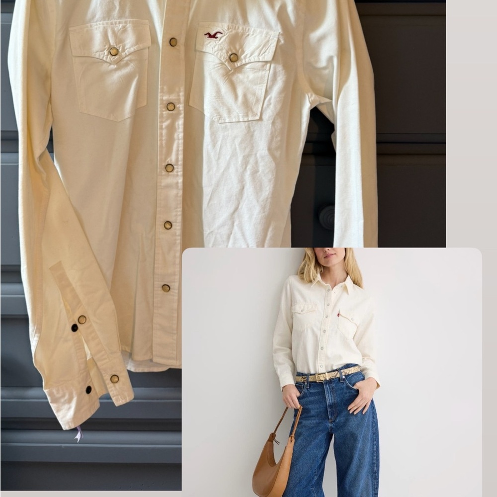 Hollister 2000s Vintage Pearlsnap